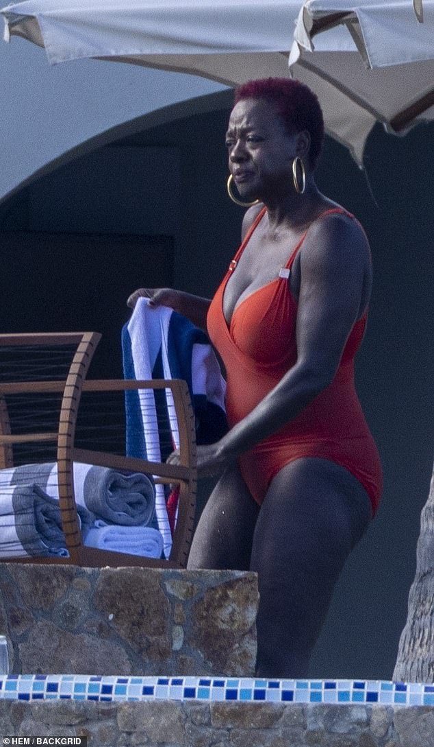 Viola Davis flew to Cabo San Lucas, Mexico to celebrate her August 11 birthday