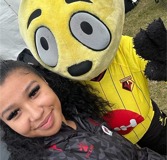 University graduate Ebonnie-Rose John-Jules, 23, was the Equality, Diversity and Inclusion Officer for Watford FC's Community Sports & Education Trust