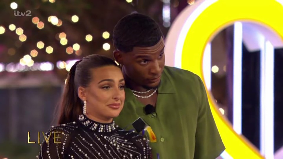 Toni Laites and Cach Mercer, winners of Love Island 2025.