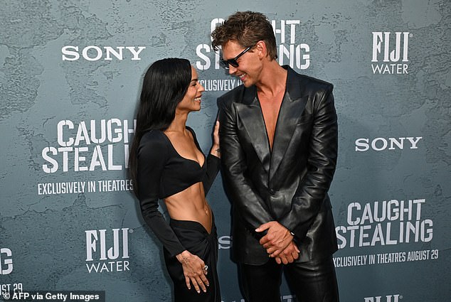 The pair shared smiles as they promoted their new film