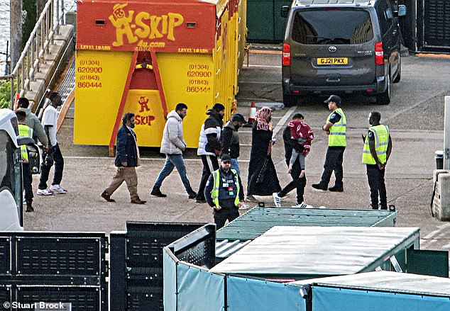 More than 1,000 migrants are thought to have crossed the English Channel on Saturday
