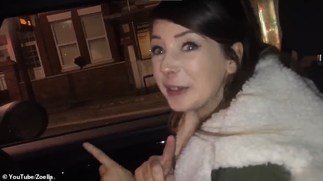 Sugg was blasted by a top police officer after being seen to take her hands off the wheel and speak into the camera for a vlog while driving