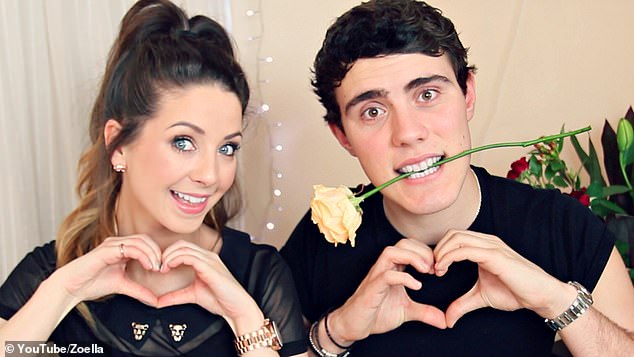She and boyfriend Alfie Deyes had been an item since 2012 - regularly appearing in each other's videos as part of the original YouTuber 'Brit Pack'