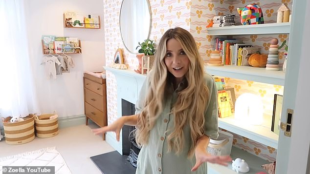 She has given viewers an occasional glimpse inside the sprawling home via her secondary YouTube channel - after abandoning the one that gave her fame