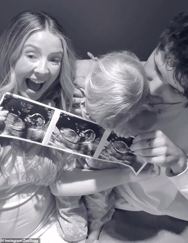 Sugg later announced she was pregnant with second daughter Novie online. These days, Novie features more than her older sister in Zoe's family-led Instagram content