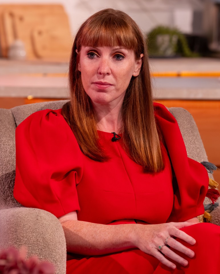 Angela Rayner on the Lorraine TV show.