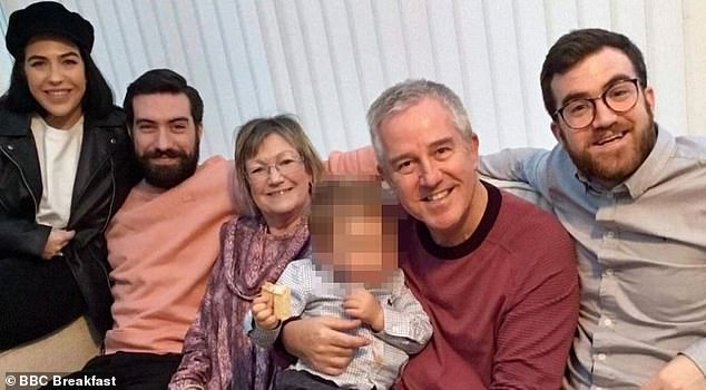Alongside his campaigning, Mike (pictured with his family) also co-founded 3 Dads Walking with two other bereaved fathers whose children took their own lives