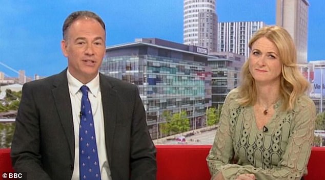 Presenters Roger and Rachel (pictured) thanked Mike for coming on to the programme to discuss a cause that is incredibly personal and close to his heart