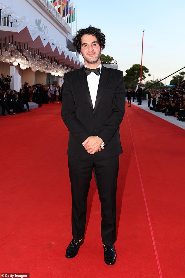 Director Benny Safdie dressed to impress for the premiere