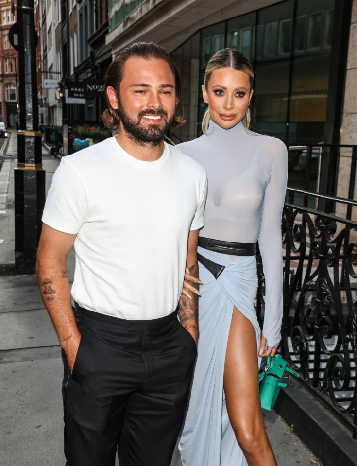 Celebrities seen attending the ITV Summer Party at The Mandrake in London Pictured: Bradley Dack,Olivia Attwood Ref: SPL9333654 190723 NON-EXCLUSIVE Picture by: Brett D. Cove / SplashNews.com Splash News and Pictures USA: 310-525-5808 UK: 020 8126 1009 eamteam@shutterstock.com World Rights,