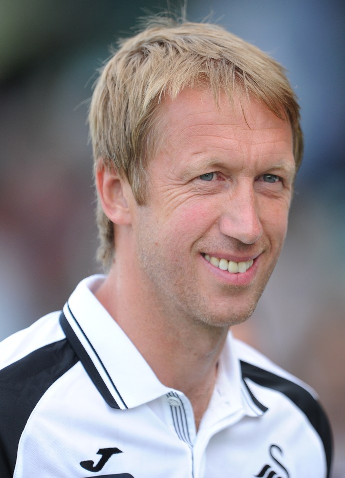 Headshot of Graham Potter, Swansea City manager.