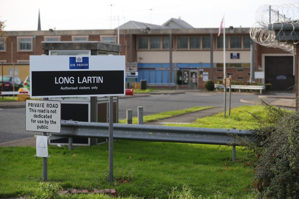 Exterior of HMP Long Lartin prison.