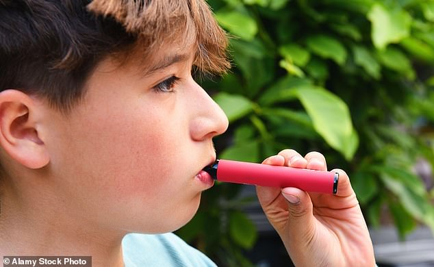 ¿We are seeing an increase in children vaping.'