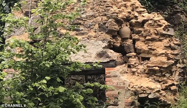 One charming feature included a pot which had been built into the interiors of the walls, based off the 16th century tradition in which terracotta objects were placed into structures for good luck