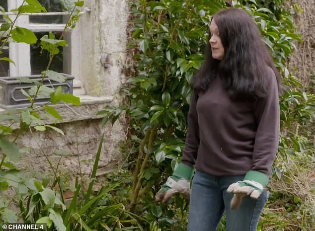 The episode also showed Terry hacking away at the greenery in the village, exposing the original stone