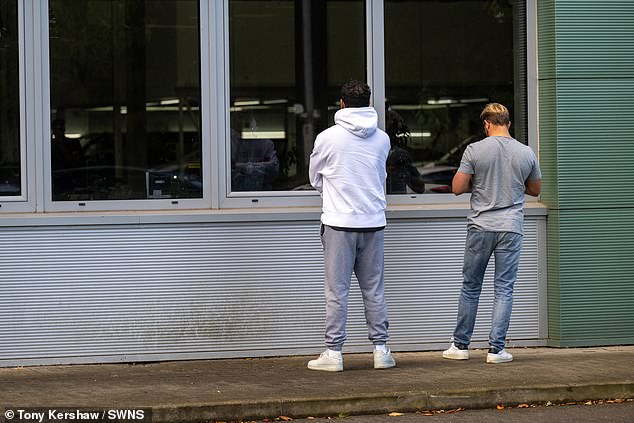 Concerned customers showed up at the west London dealership today after it filed an NOI
