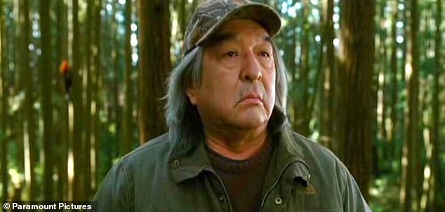 Greene also starred in Oscar-nominated Felicity Huffman film Transamerica in 2005 as well as 2009's The Twilight Saga: New Moon; Pictured in still from Twilight