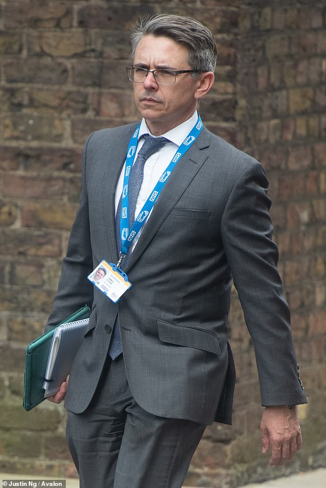 Replacing James Lyons (pictured) is Tim Allan, once a key adviser to Tony Blair, who was named the Government's Executive Director of Communications