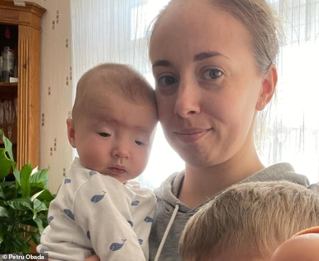 The family were told without medical intervention, Sophia would permanently lose her sight (pictured with her mother)