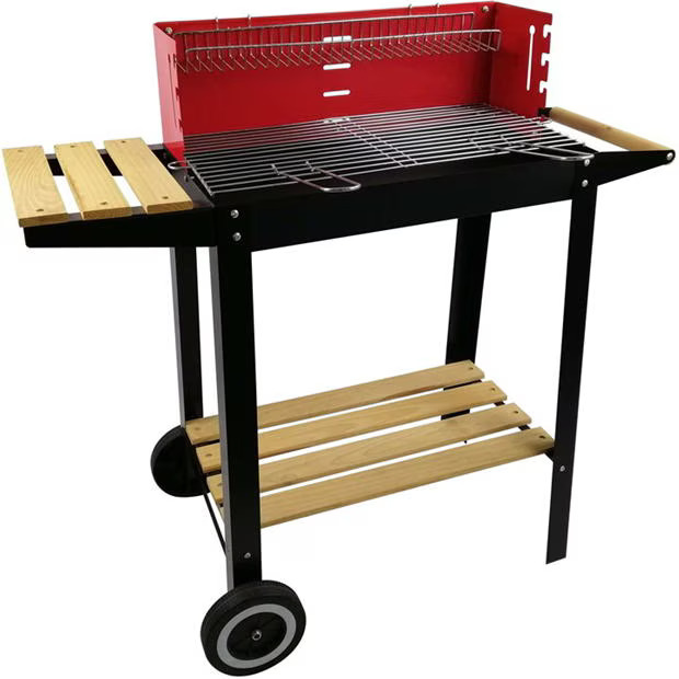 Edco steel BBQ on wheels, reduced price.