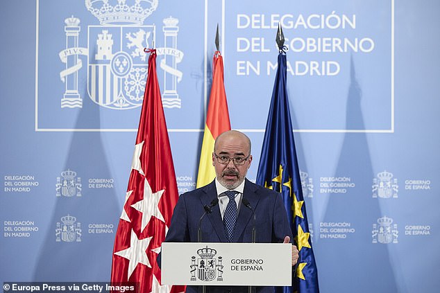 Francisco Martín (pictured on Monday) has criticised the regional Popular Party government for its reaction to the arrest