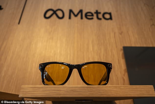 But, save for imagining interactive intelligent glasses that will 'see what we see, hear what we hear,' and become our 'primary computing devices,' Zuckerberg was short on details. (Pictured: Ray-Ban Meta Smart Glasses)