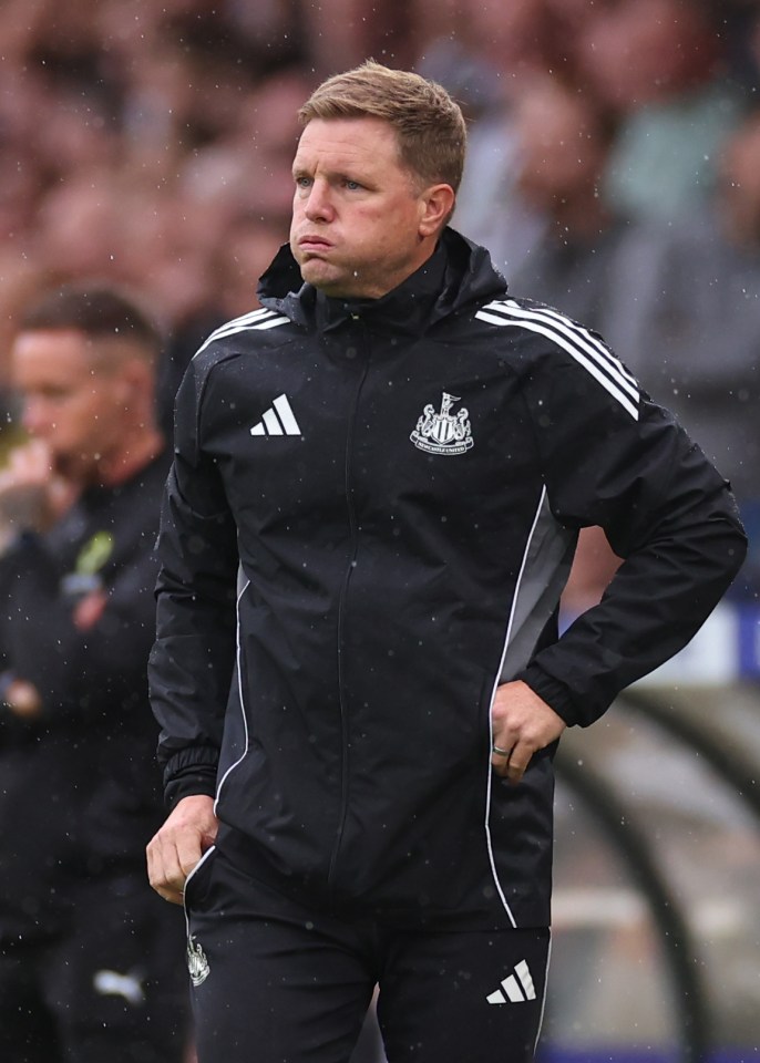 Eddie Howe, manager of Newcastle United.