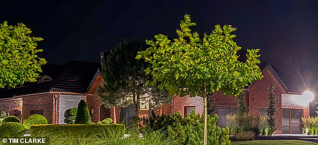 Their home is nestled in a village favoured by millionaires and has its own private lake as well as a tennis court which the couple invite seasoned pros to play them