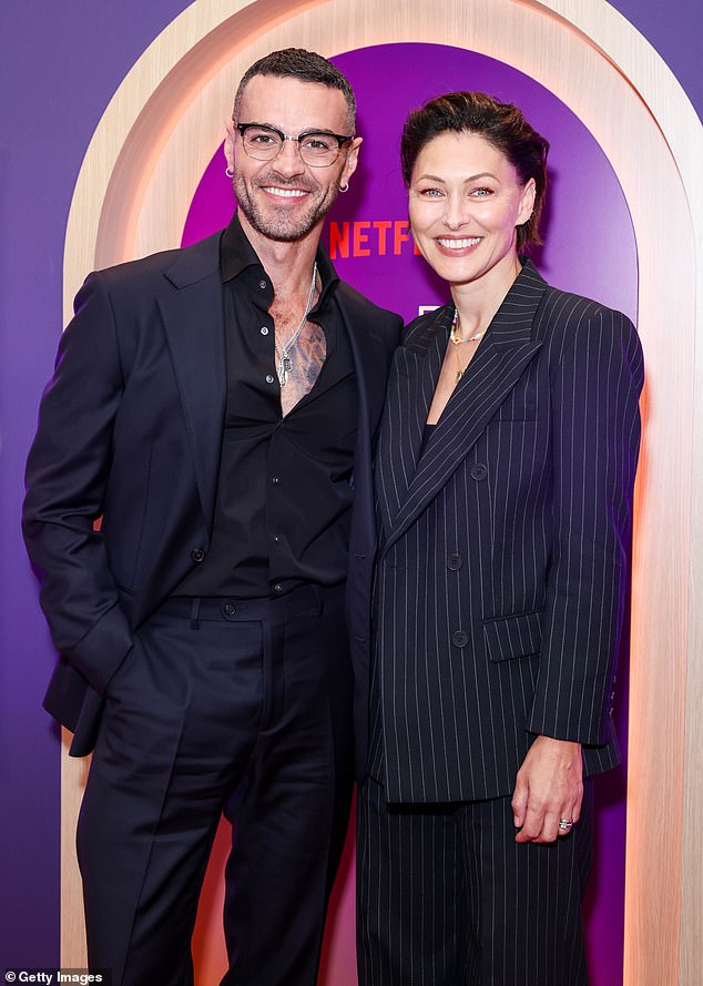 Hosts Matt Willis and Emma Willis pictured at the the "Love is Blind: UK" Special Screening