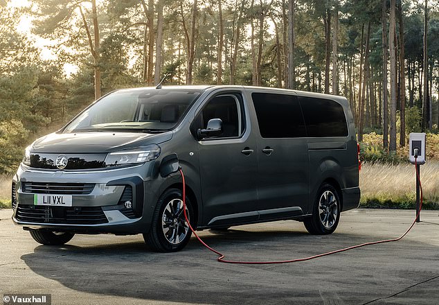 The inclusion of cars like the Vauxhall Vivaro Life Electric (pictured) shows the ECG is being offered across a range of different models to suit all buyers