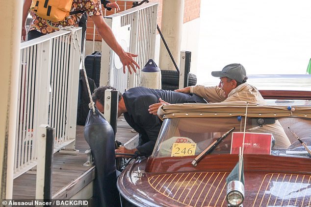 The Holiday star was caught by the boat driver