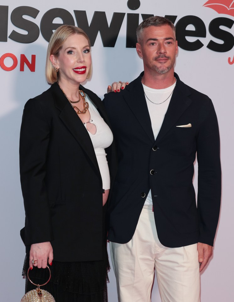 Katherine Ryan and Bobby Kootstra at the world premiere of "The Real Housewives of London."