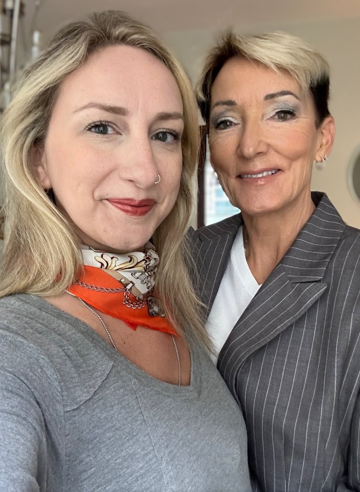 Photo of Claire Taylor and Tami Haukedahl.