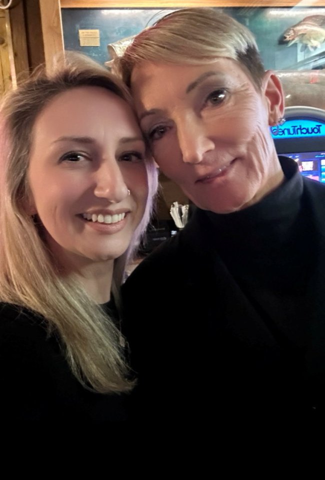 Photo of Claire Taylor and Tami Haukedahl.