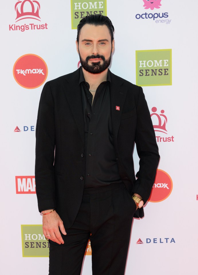 Rylan Clark at The King's Trust and TKMaxx & Homesense Awards.