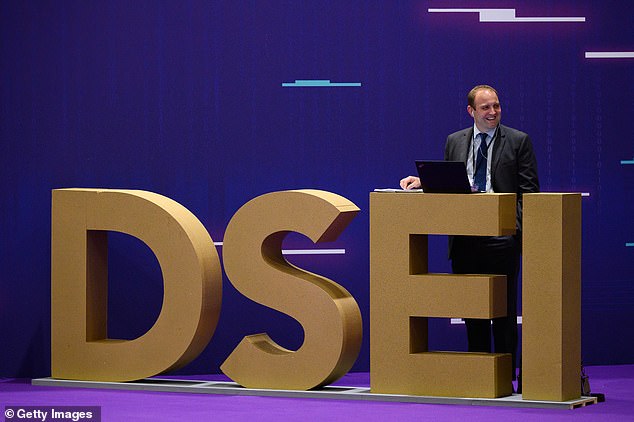 The London mayor hit out at the DSEI event being held from September 9-12, insisting the capital should not be used as a 'marketplace for those who wish to trade in weapons' (file p[icture)