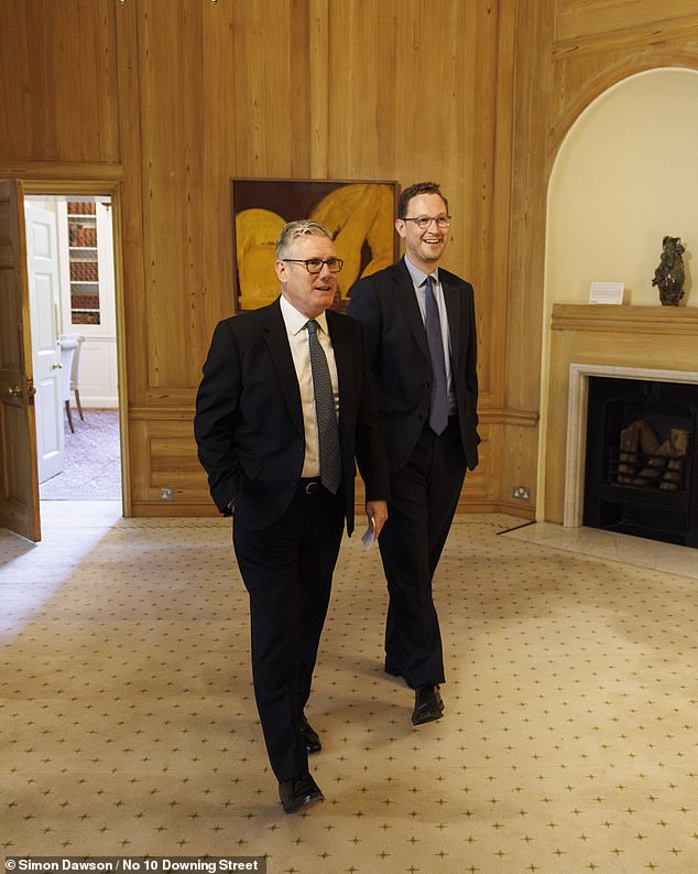 Sir Keir has poached Ms Reeves' Treasury deputy Darren Jones to be his ministerial enforcer