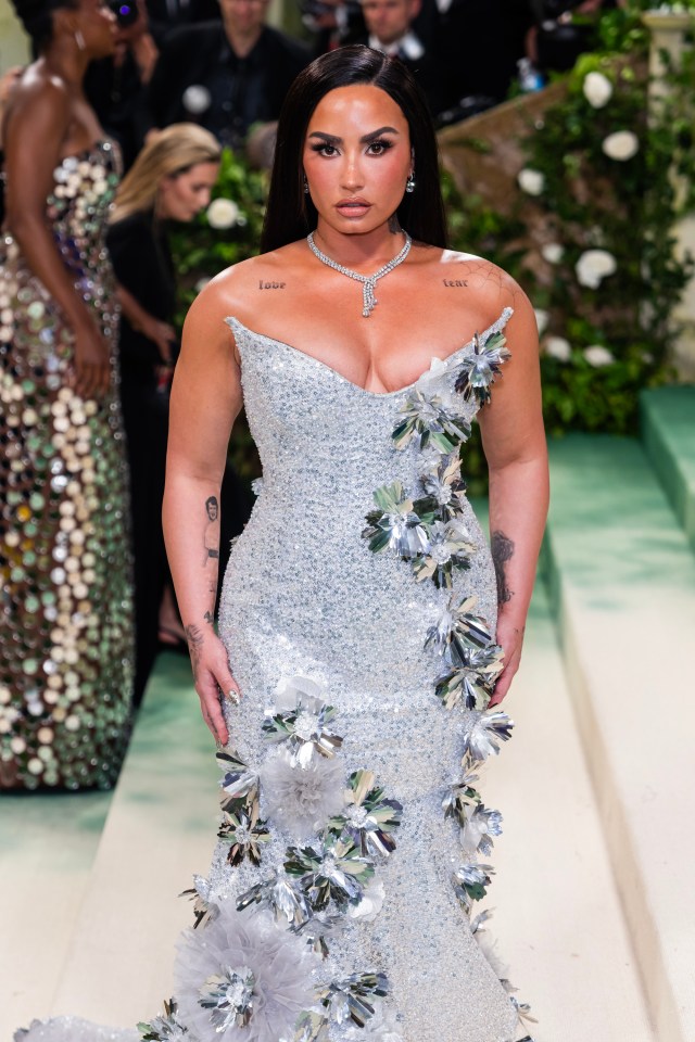 Demi Lovato at the Met Gala.