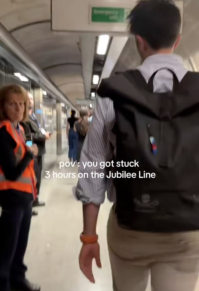 They then climb up some stone stairs and into a station after a horrific evening
