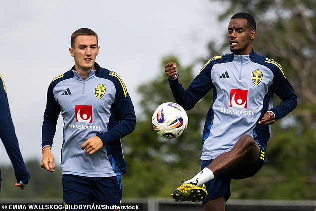 The striker has been training alone all summer while on strike but was back in team action