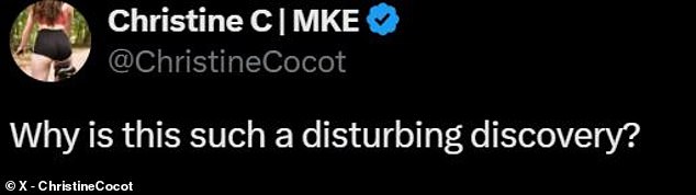 On social media, iPhone users were shocked by the discovery. One commenter asked why this was 'such a disturbing discovery'