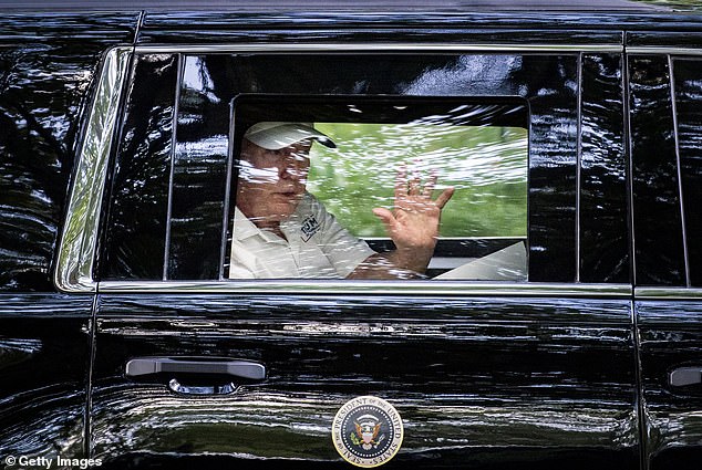 Users have speculated the unconfirmed video clip may relate concerns over Trump's health