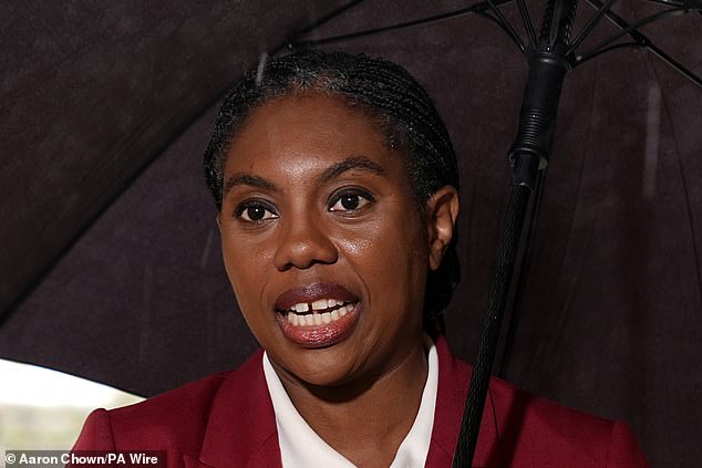 Kemi Badenoch hit out at the Labour government and criticised the Met Police for 'thought policing' following news of Mr Linehan's arrest
