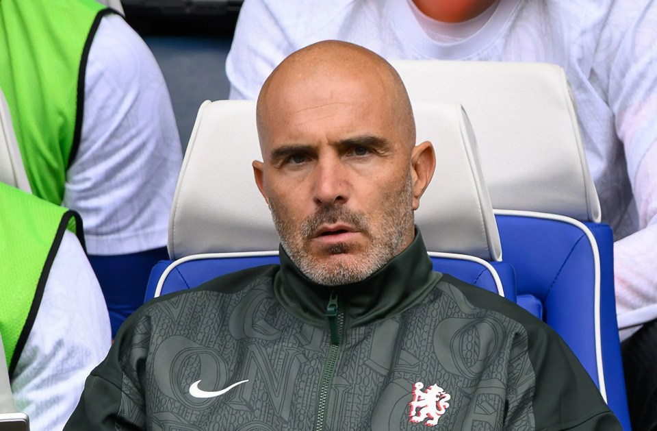 Enzo Maresca, Chelsea manager.