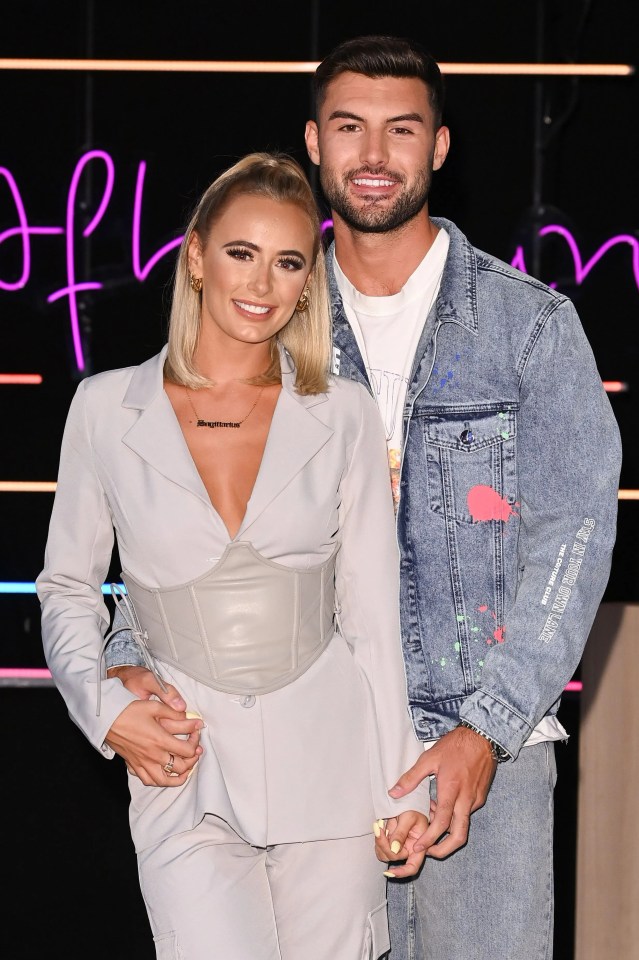 Millie Court and Liam Reardon at the Love Island: Aftersun Reunion.