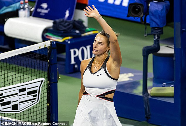 The development means that Aryna Sabalenka has advanced to the semifinals