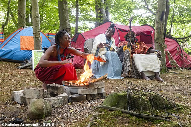 'King' Atehene said they seek to reconnect with nature, and claim Scotland is their native land