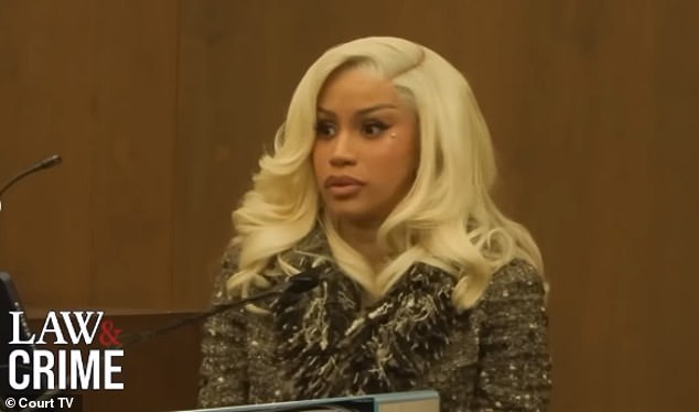 Cardi's 'blunt' and 'hilarious' facial expressions left fans in stiches as they watched the trail play out on social media
