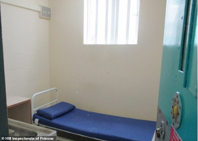 One of the regular cells at Downview as pictured in a 2011 inspection by HM Inspectorate of Prisons