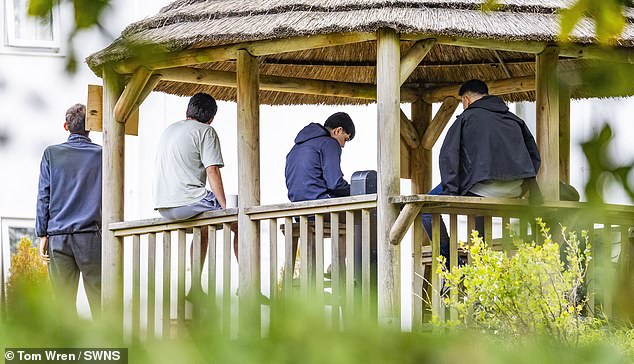 Homeowners were told three years ago that the hotel was going to cease normal operations and become a holding centre for migrants